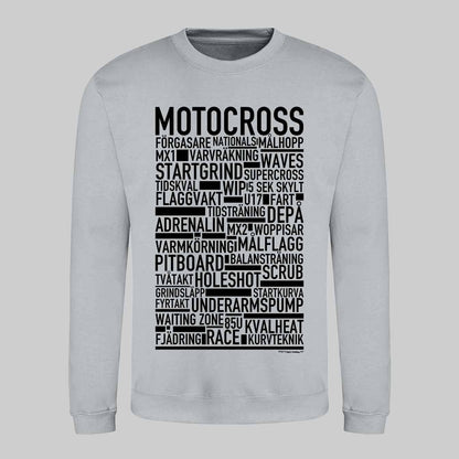 Motocross Text Sweatshirt