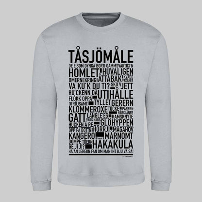 Tåsjömåle Dialekt Text Sweatshirt