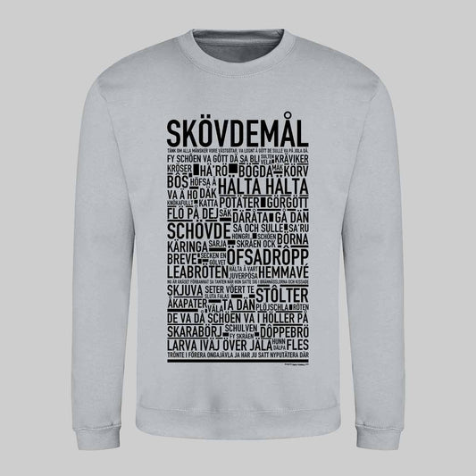 Skövdemål Dialekt Text Sweatshirt