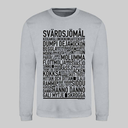 Svärdsjömål Dialekt Text Sweatshirt