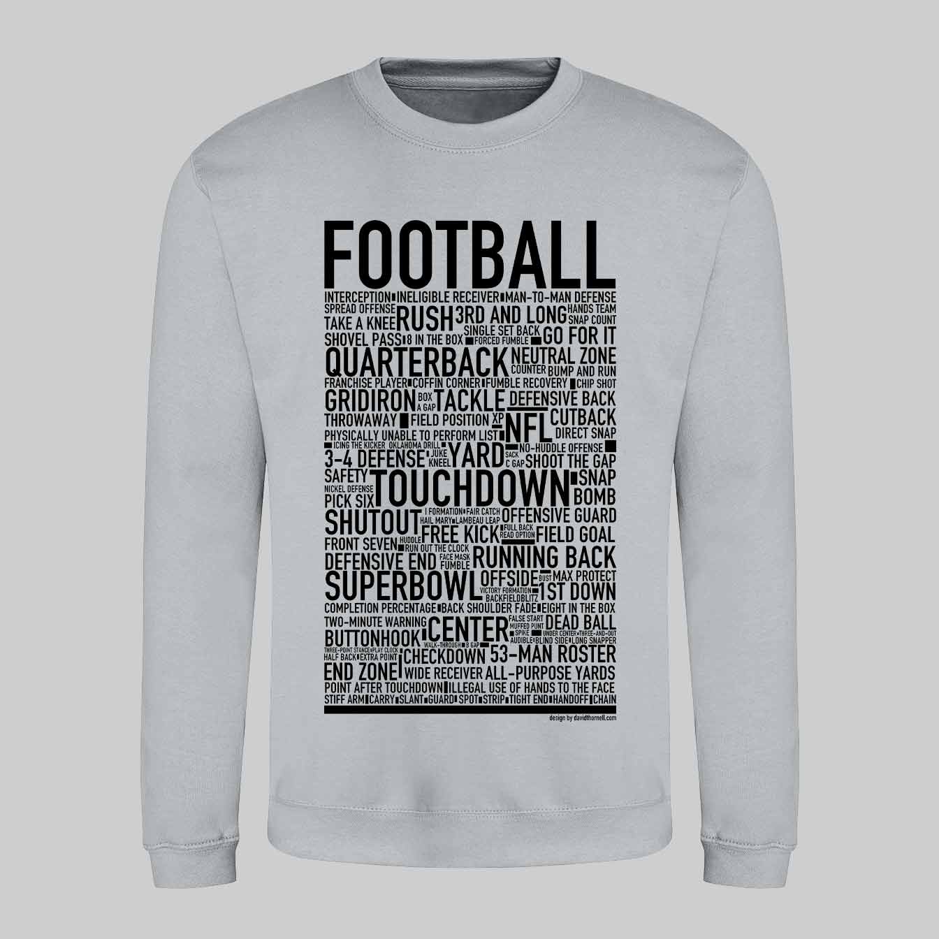 Football Text Sweatshirt