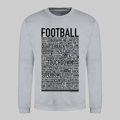 Football Text Sweatshirt