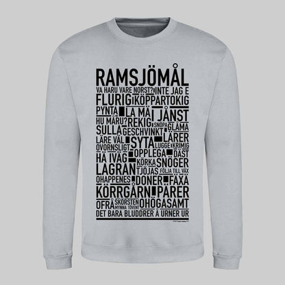 Ramsjömål Dialekt Text Sweatshirt