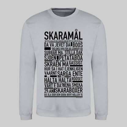 Skaramål Dialekt Text Sweatshirt