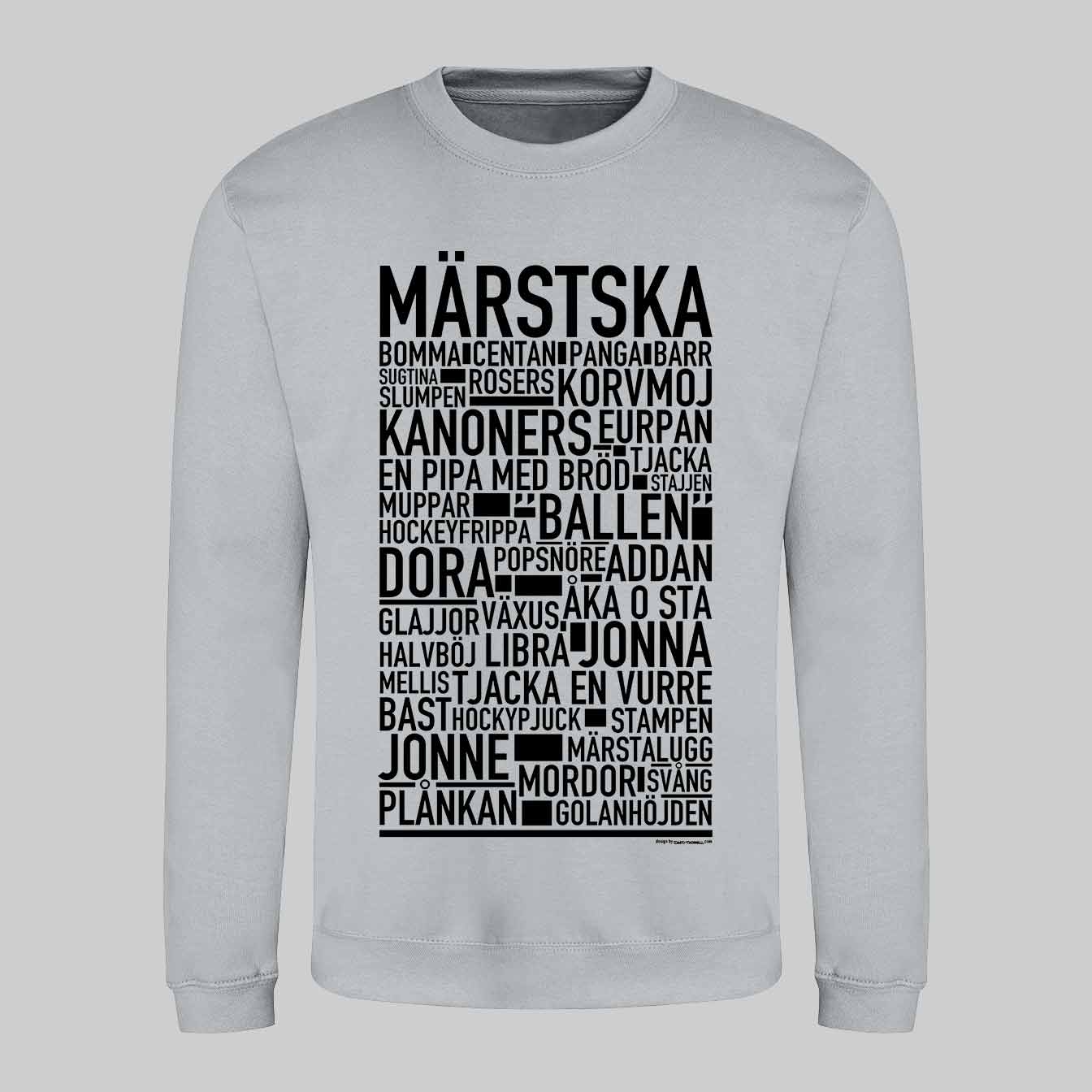 Märstska Dialekt Text Sweatshirt