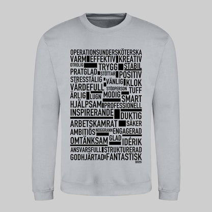 Operationsundersköterska Text Sweatshirt
