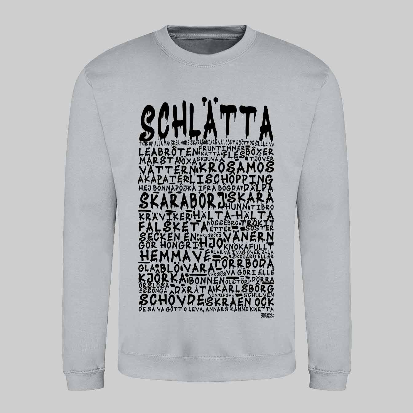 Schlätta Graffiti Text Sweatshirt