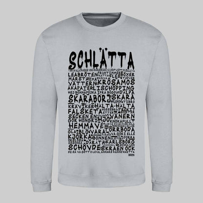 Schlätta Graffiti Text Sweatshirt