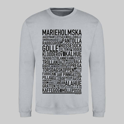 Marieholmska Dialekt Text Sweatshirt