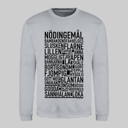 Nödingemål Dialekt Text Sweatshirt
