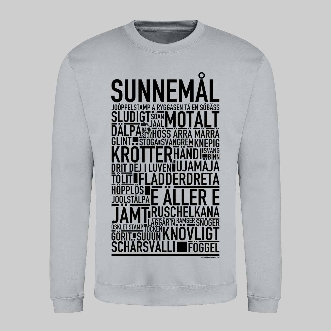 Sunnemål Dialekt Text Sweatshirt