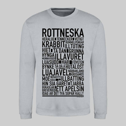 Rottneska Dialekt Text Sweatshirt