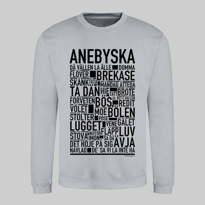 Anebyska Dialekt Text Sweatshirt