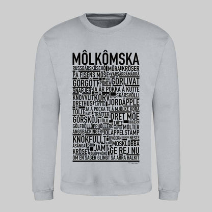 Môlkômska Dialekt Text Sweatshirt