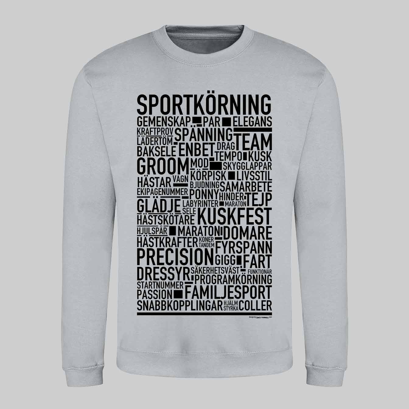 Sportkörning Text Sweatshirt