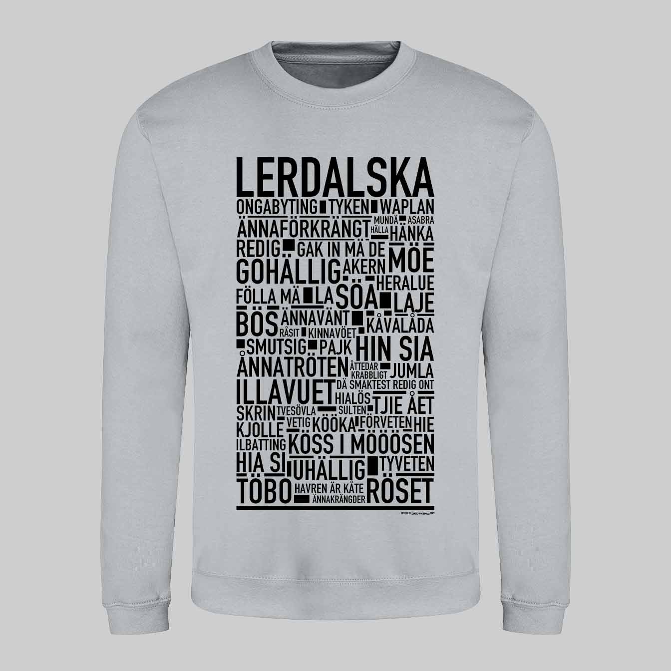 Lerdalska Dialekt Text Sweatshirt