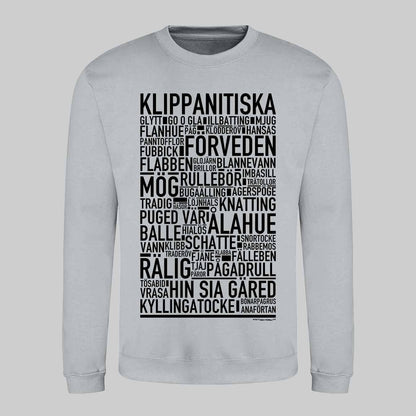 Klippanitiska Dialekt Text Sweatshirt