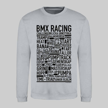 BMX Racing Text Sweatshirt
