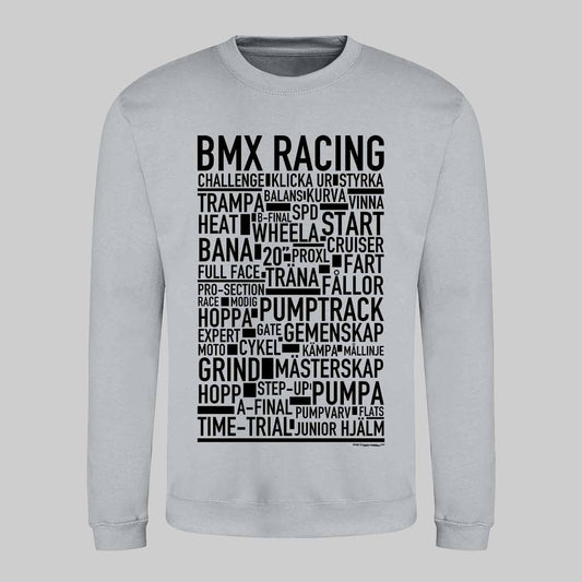 BMX Racing Text Sweatshirt