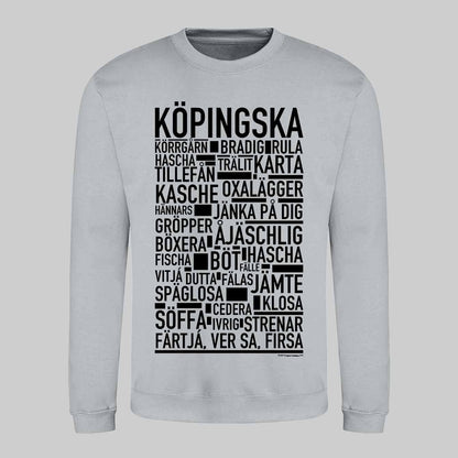 Köpingska Dialekt Text Sweatshirt