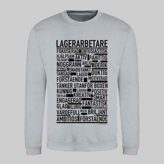 Lagerarbetare Text Sweatshirt