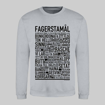 Fagerstamål Dialekt Text Sweatshirt