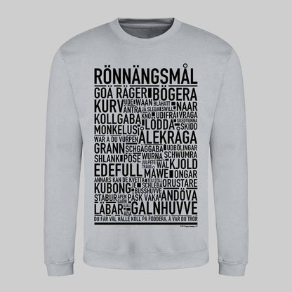 Rönnängsmål Dialekt Text Sweatshirt