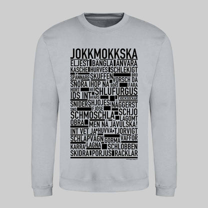 Jokkmokkska Dialekt Text Sweatshirt