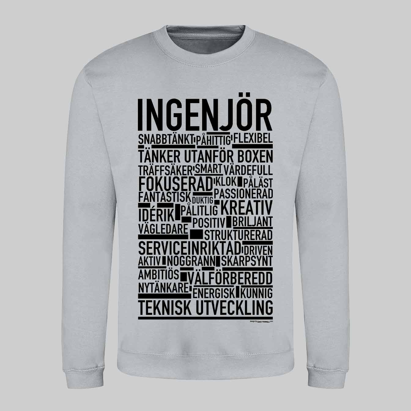 Ingenjör Text Sweatshirt