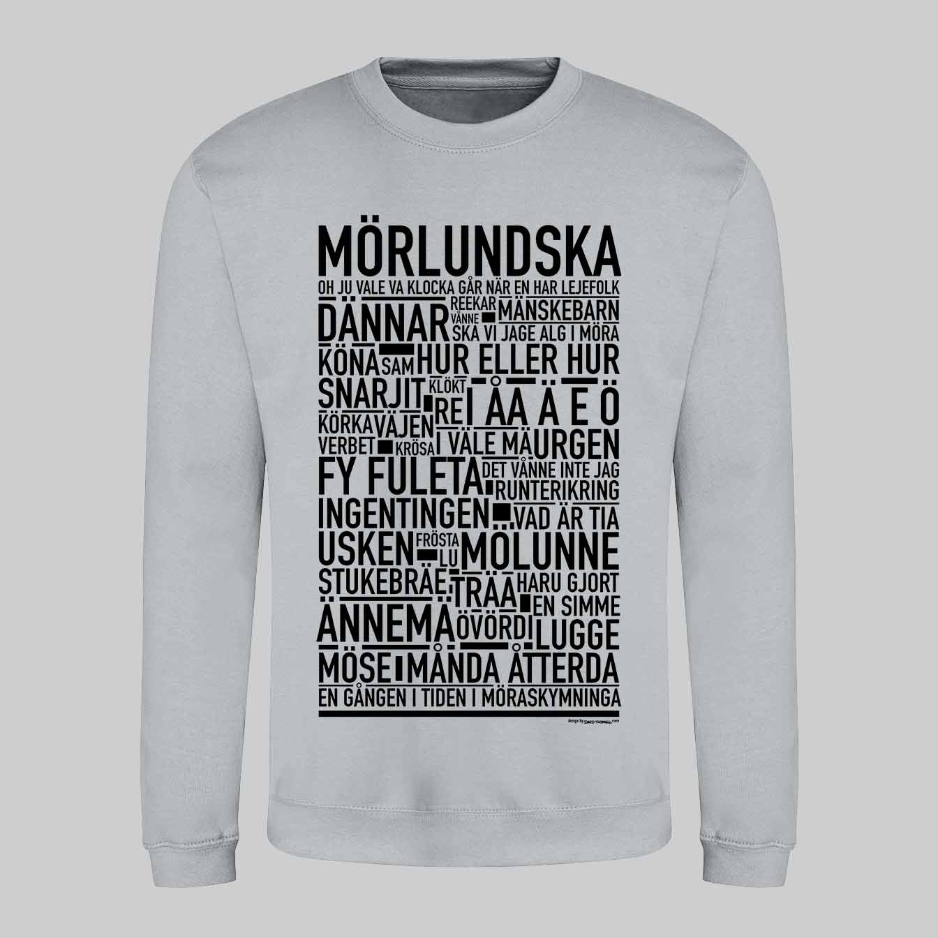 Mörlundska Dialekt Text Sweatshirt
