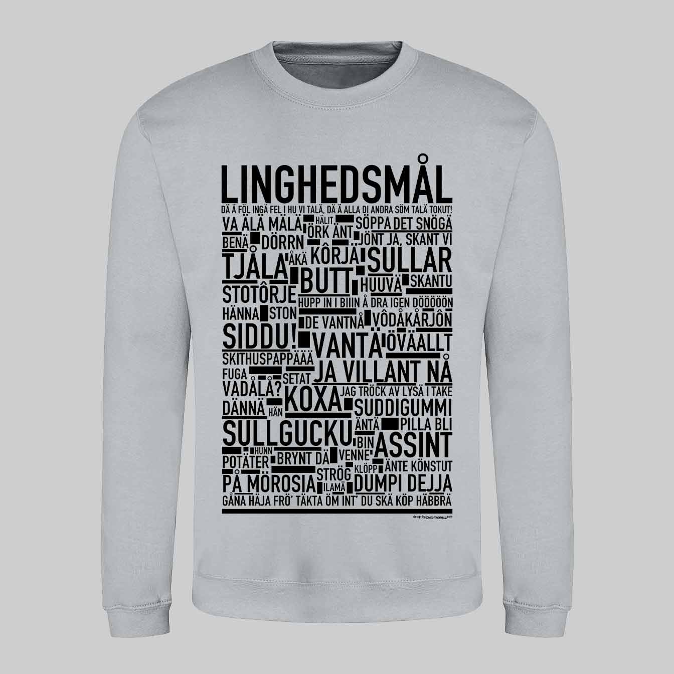 Linghedsmål Dialekt Text Sweatshirt