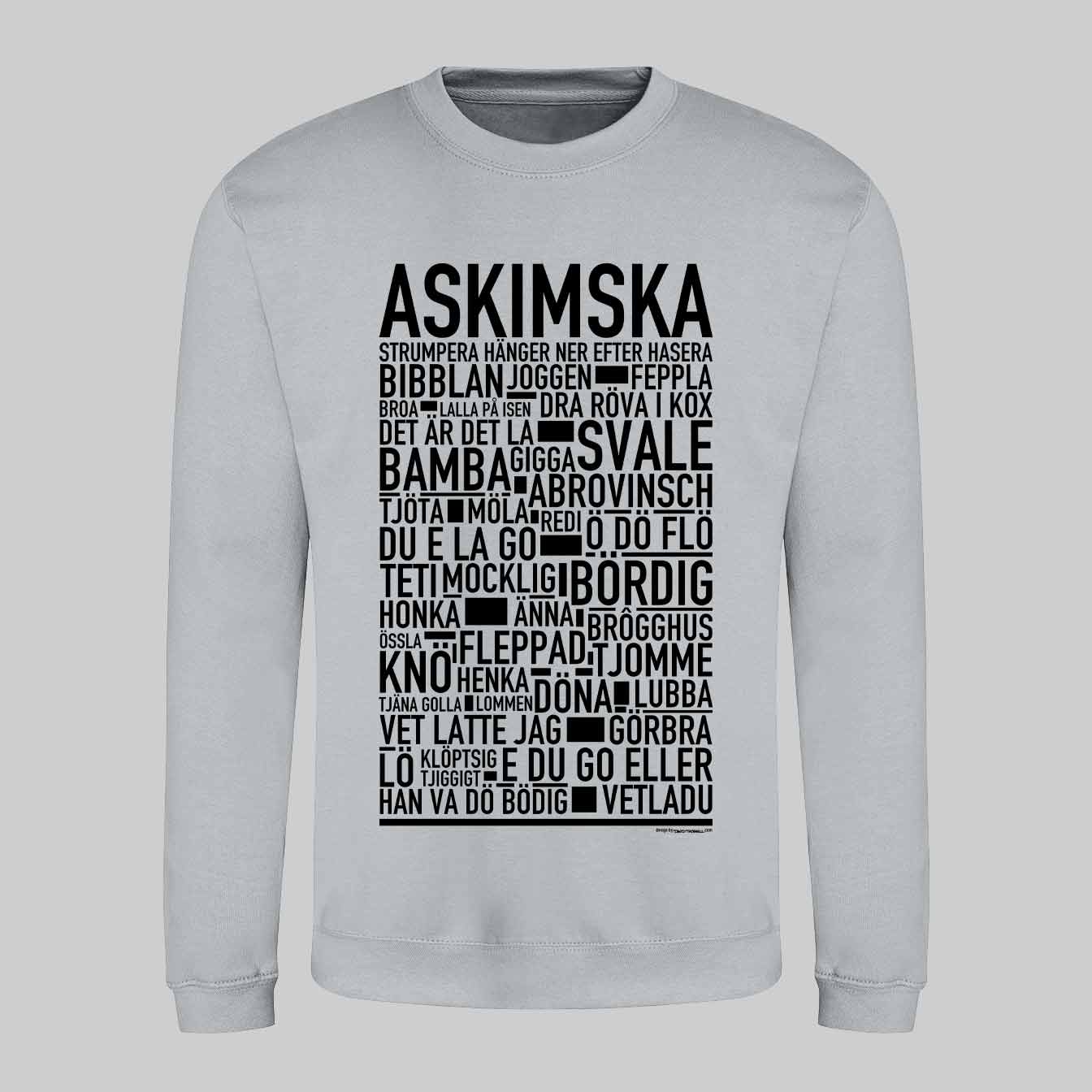 Askimska Dialekt Text Sweatshirt