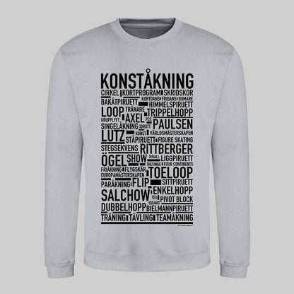 Konståkning Text Sweatshirt