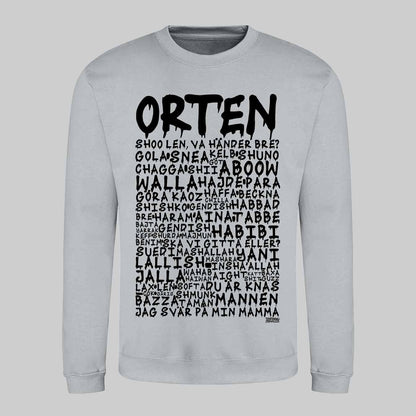 Orten Graffiti Dialekt Text Sweatshirt