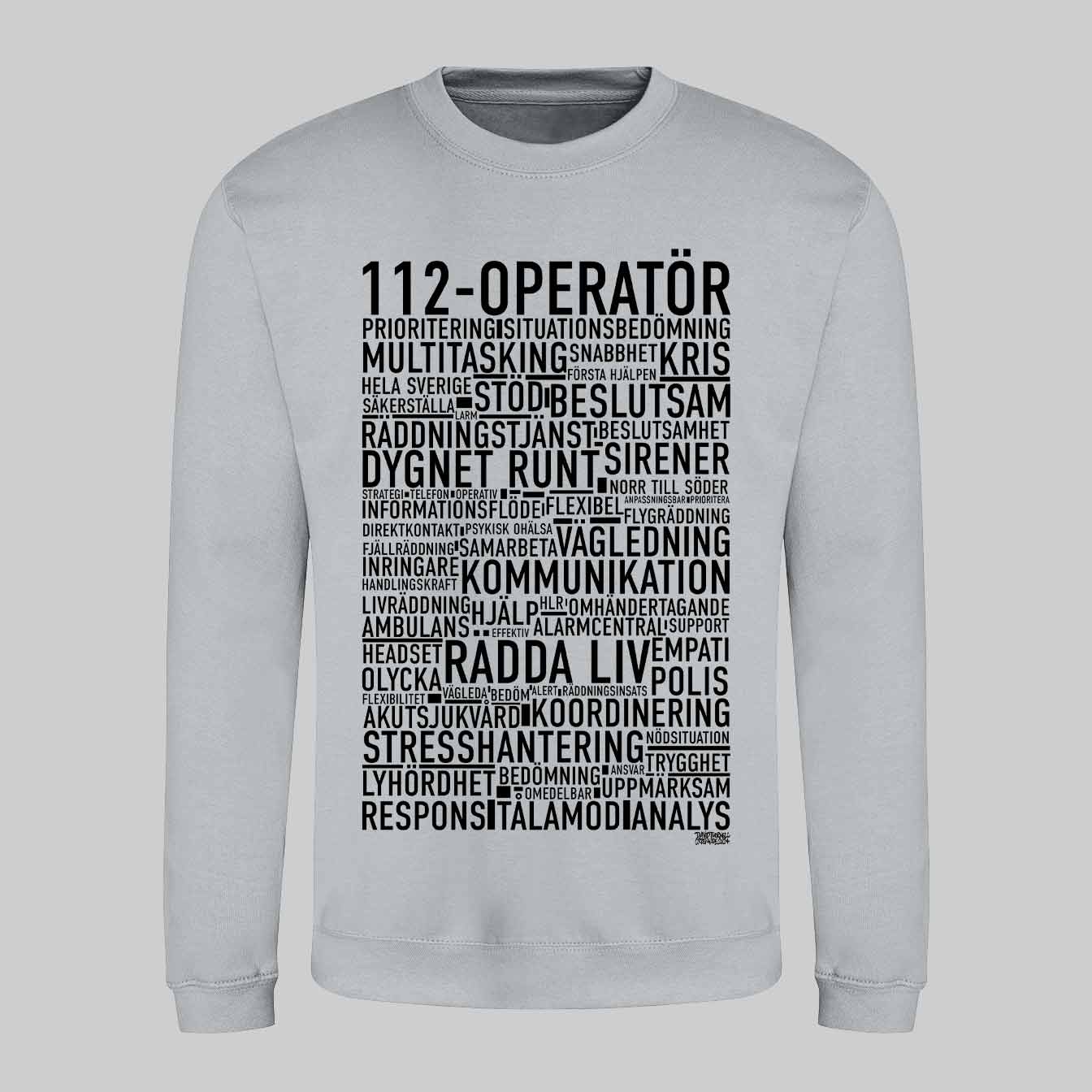 112-Operatör Text Sweatshirt