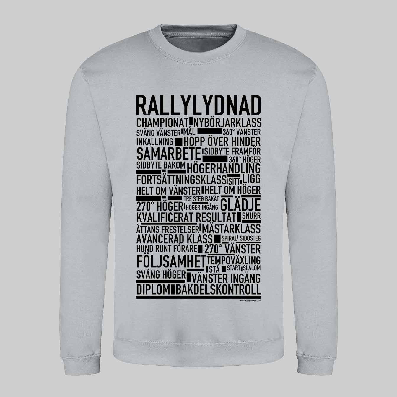 Rallylydnad Text Sweatshirt