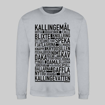 Kallingemål Dialekt Text Sweatshirt