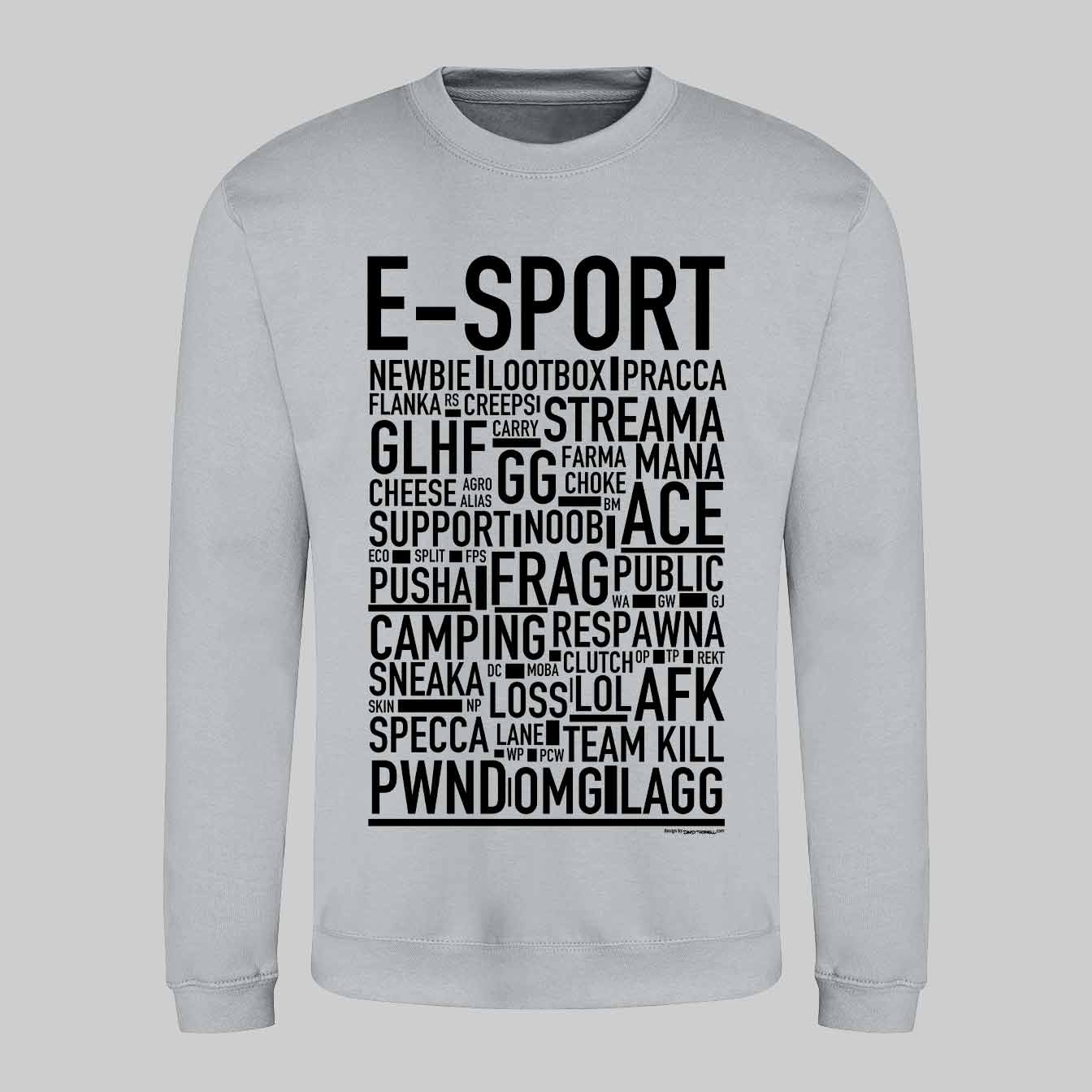 E-Sport Text Sweatshirt