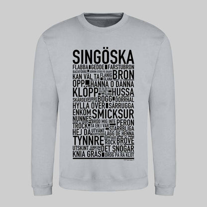 Singöska Dialekt Text Sweatshirt