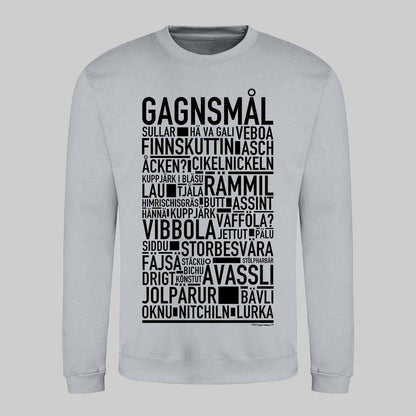Gagnsmål Dialekt Text Sweatshirt
