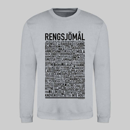 Regnsjömål Dialekt Text Sweatshirt