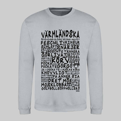 Värmländska Graffiti Dialekt Sweatshirt