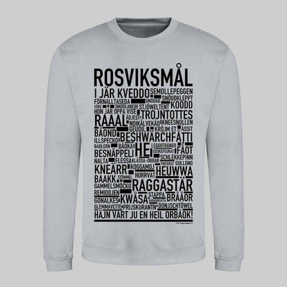 Rosviksmål Dialekt Text Sweatshirt