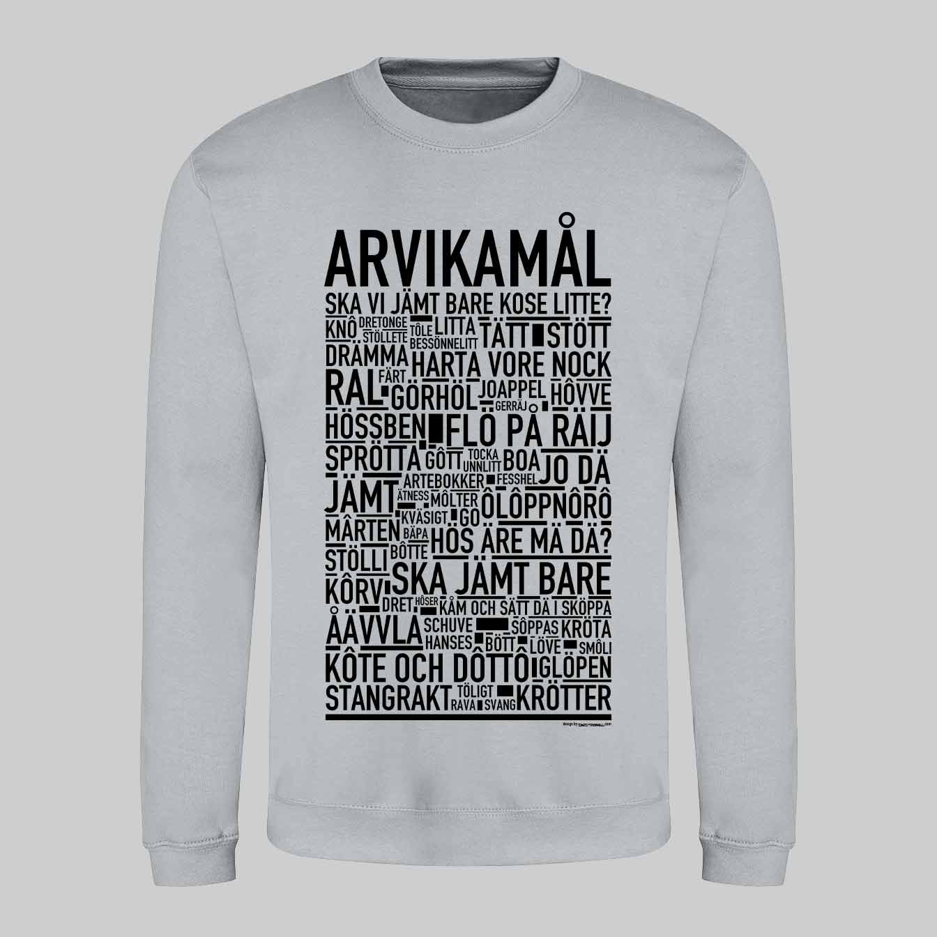 Arvikamål Dialekt Text Sweatshirt