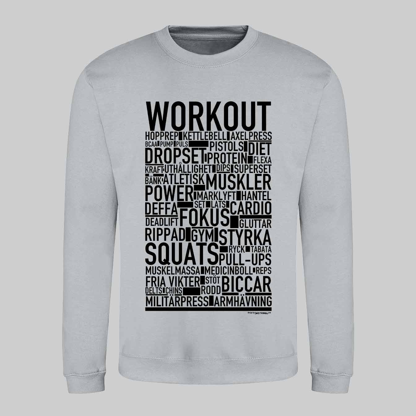 Workout Text Sweatshirt