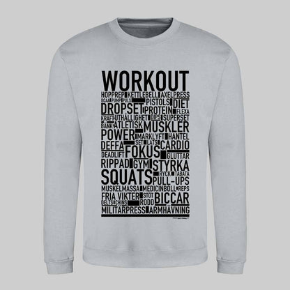 Workout Text Sweatshirt
