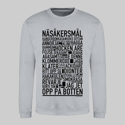 Näsåkersmål Dialekt Text Sweatshirt