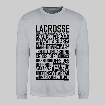 Lacrosse Text Sweatshirt
