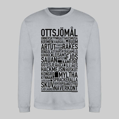 Ottsjömål Dialekt Text Sweatshirt