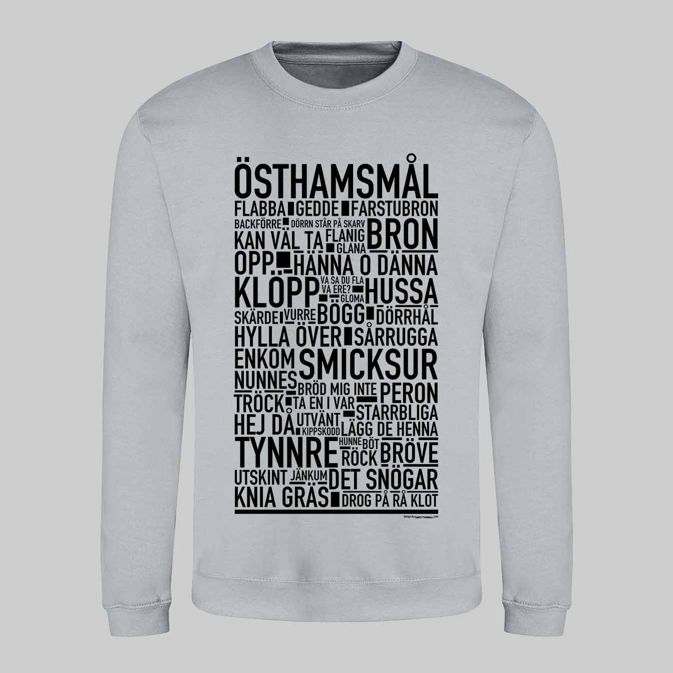 Östhamsmål Dialekt Text Sweatshirt